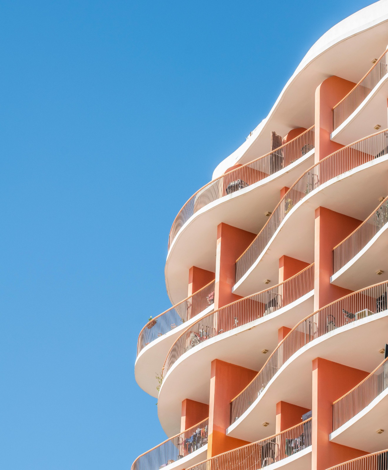 Façade courbe contemporaine