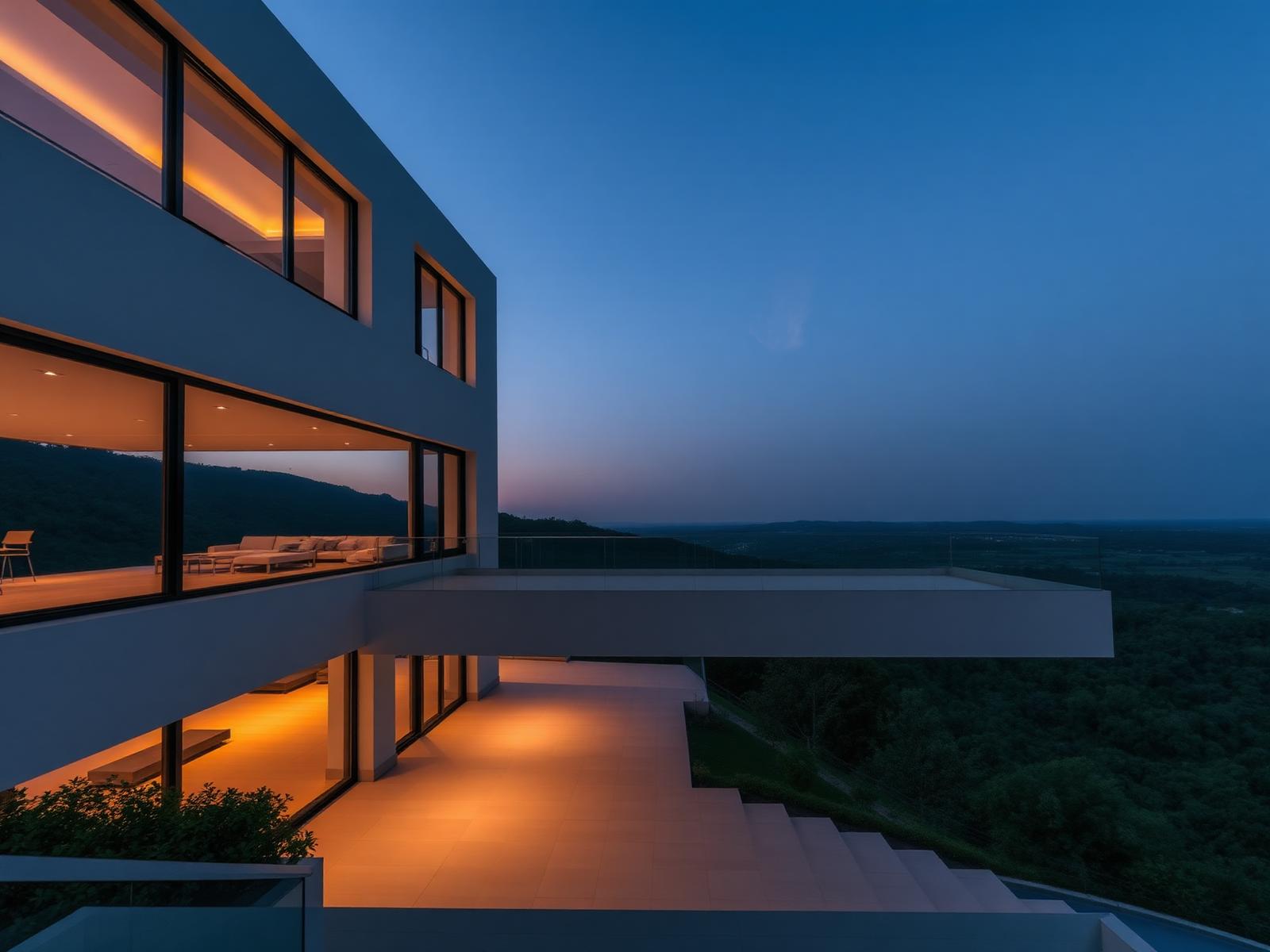Villa contemporaine, exemple de bien sourcé